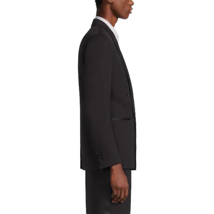 Details for DIOR Tears SS23 Blazer Hitam Double-Breasted Jaket 393C232A5716-C989