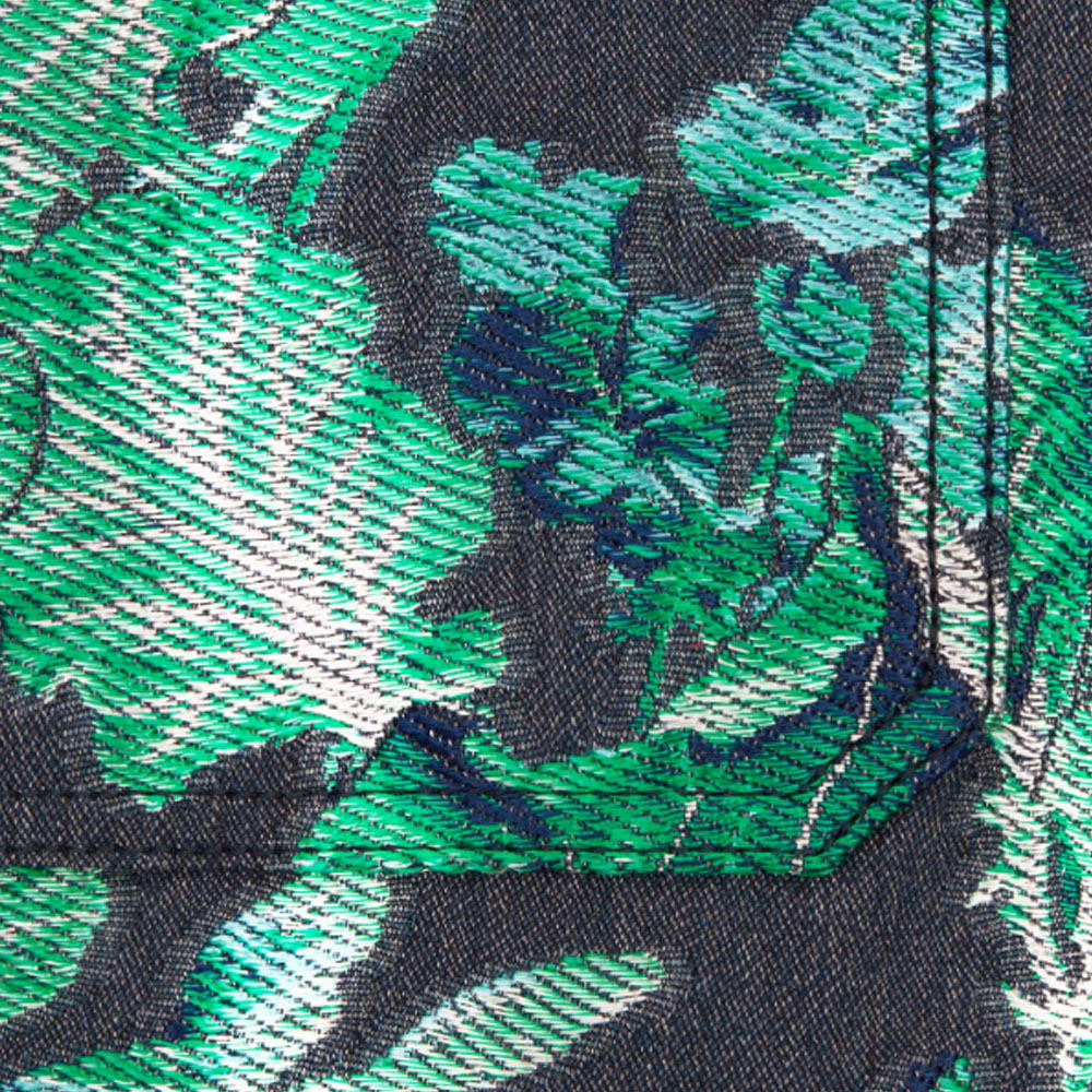 DIOR Tears SS23  Floral Print Long Sleeve Shirt - Navy Blue 393D592A325X-C586 圖 8