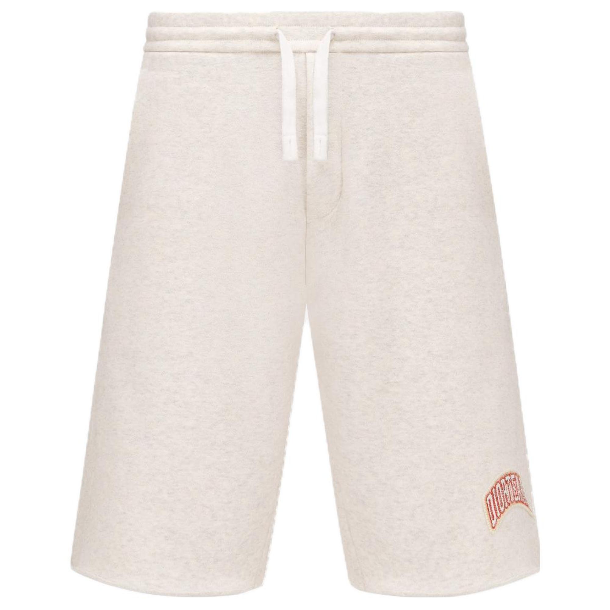 DIOR Tears SS23 Letter Print Loose Straight Casual Shorts White Men. 393J131A0815-C080