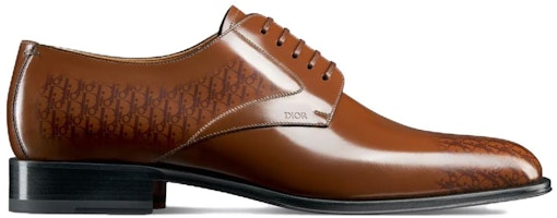 Order Sepatu Formal Kulit Coklat Dior Timeless 3DE305ZTJ_H714