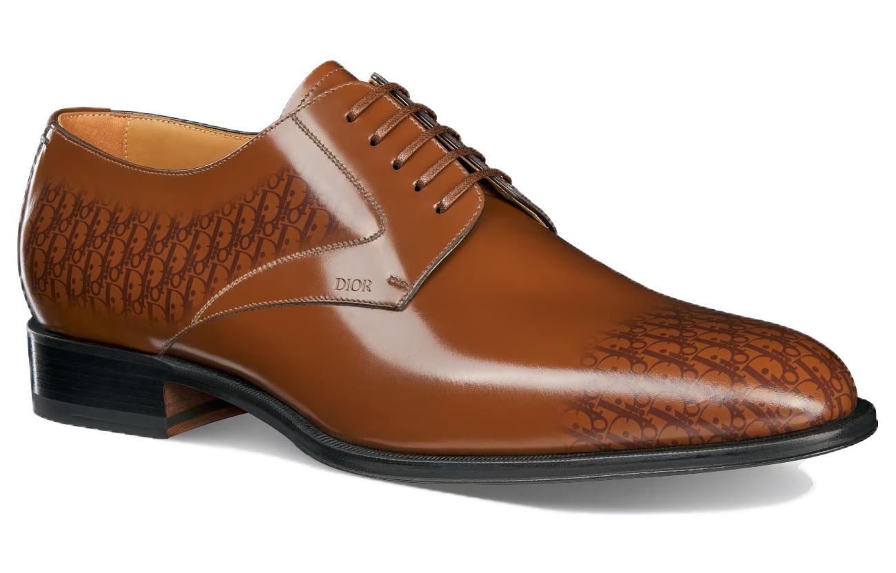 Shop Sepatu Formal Kulit Coklat Dior Timeless 3DE305ZTJ_H714