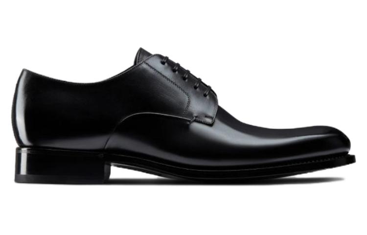 Order Dior Timeless Derby 'Kulit Navy Mengkilap' 3DE312VJH_H667