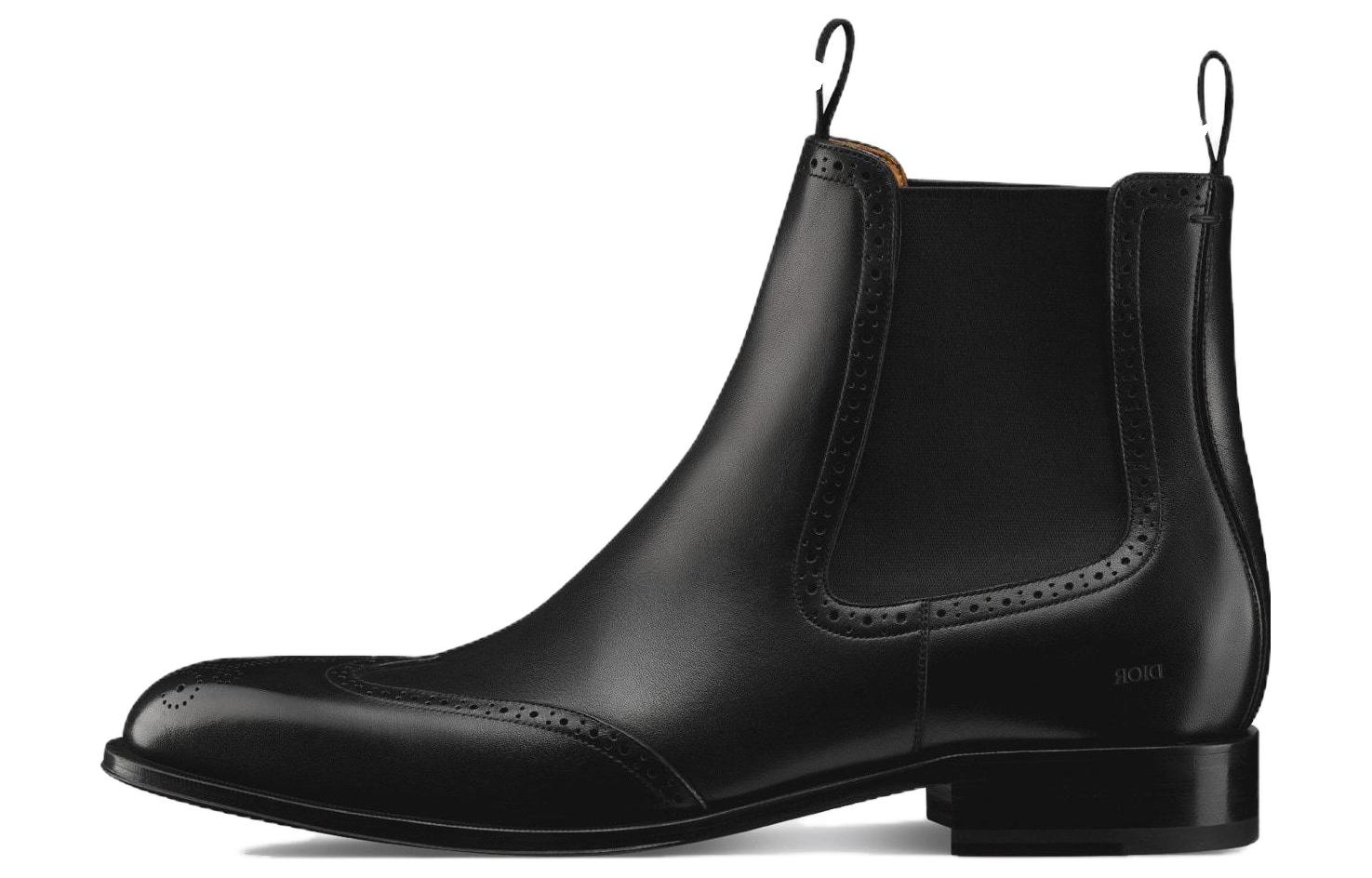 Dior Timeless Leather Chelsea Boots 'Black Comfort' 3BO343ZGK_H900