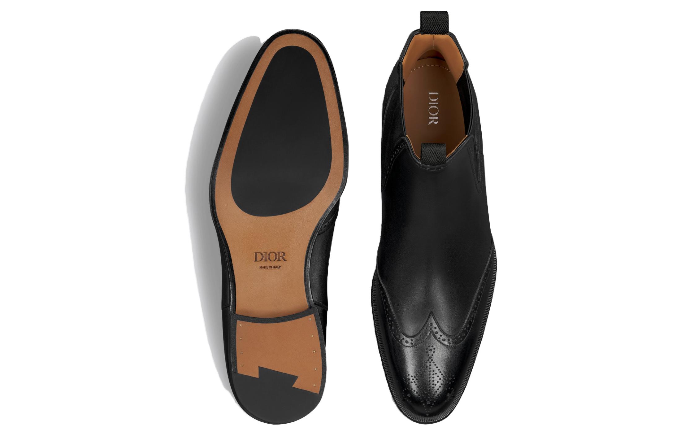 Purchase Botas Chelsea de Cuero Dior Timeless 'Black Comfort' 3BO343ZGK_H900