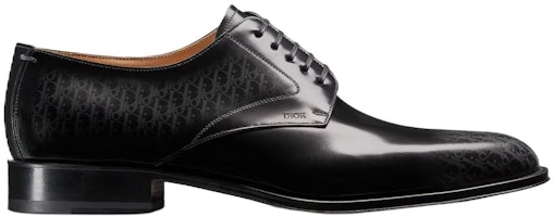 DIOR迪奧 Dior Timeless 皮革 漸變Oblique印花 德比鞋 黑色 Lookbook DIOR迪奧 Dior Timeless 皮革 漸變Oblique印花 德比鞋 黑色