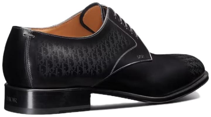 Dior Timeless Leather Derby 'Gradient Oblique Hitam' 3DE305ZTJ_H900 Shop Dior Timeless Leather Derby 'Gradient Oblique Hitam' 3DE305ZTJ_H900
