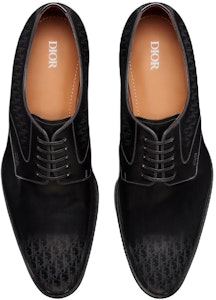 DIOR迪奧 Dior Timeless 皮革 漸變Oblique印花 德比鞋 黑色 Shop DIOR迪奧 Dior Timeless 皮革 漸變Oblique印花 德比鞋 黑色