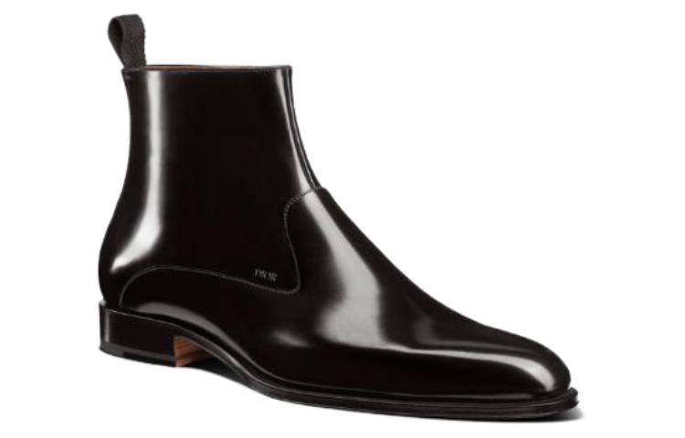 Lookbook Botas Cortas de Moda Dior Timeless de Cuero Negro Pulido 3BO258YON_H969