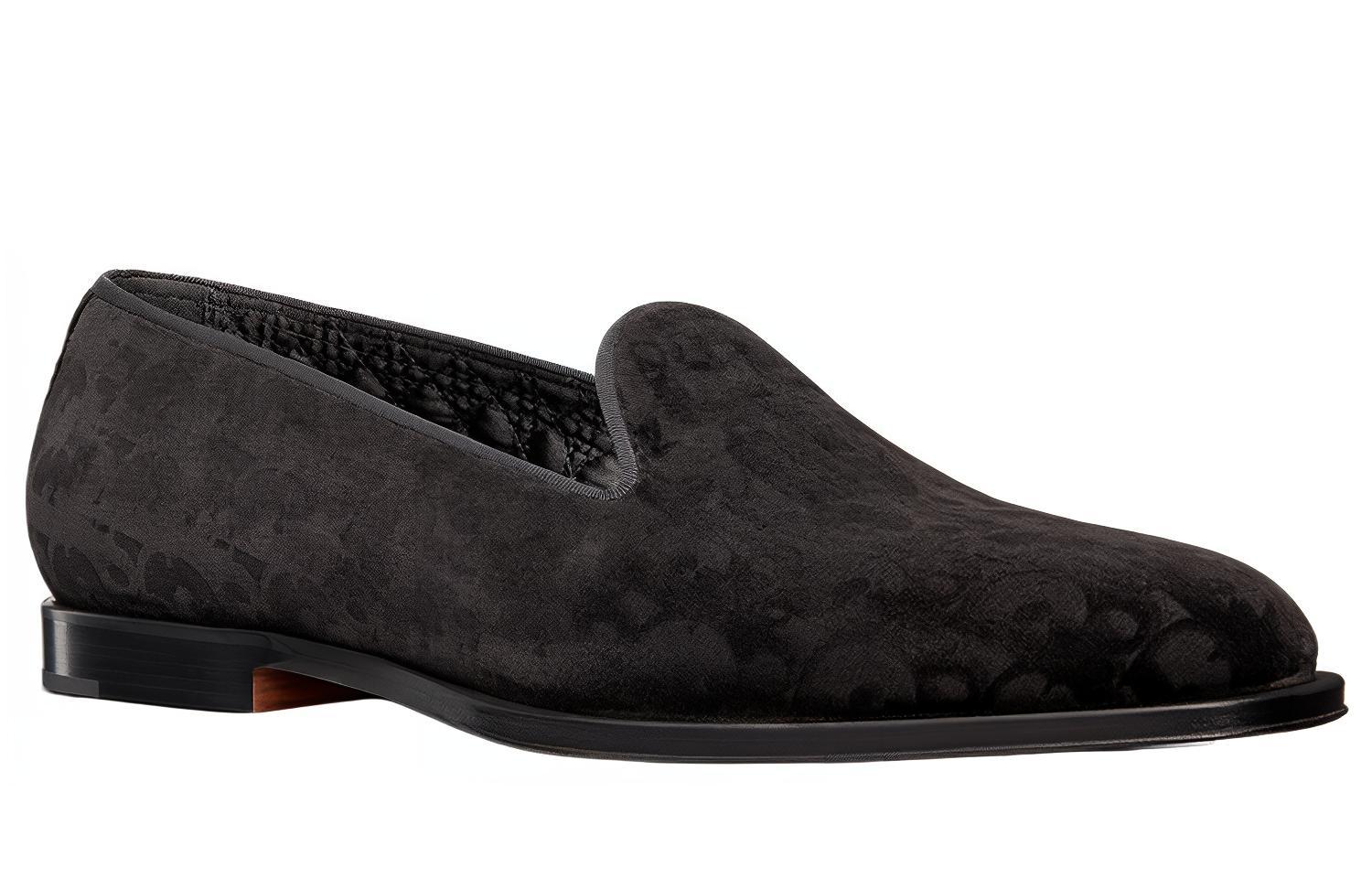 Order Dior Loafer 'Hitam' Timeless 3LO121ZKA_H969