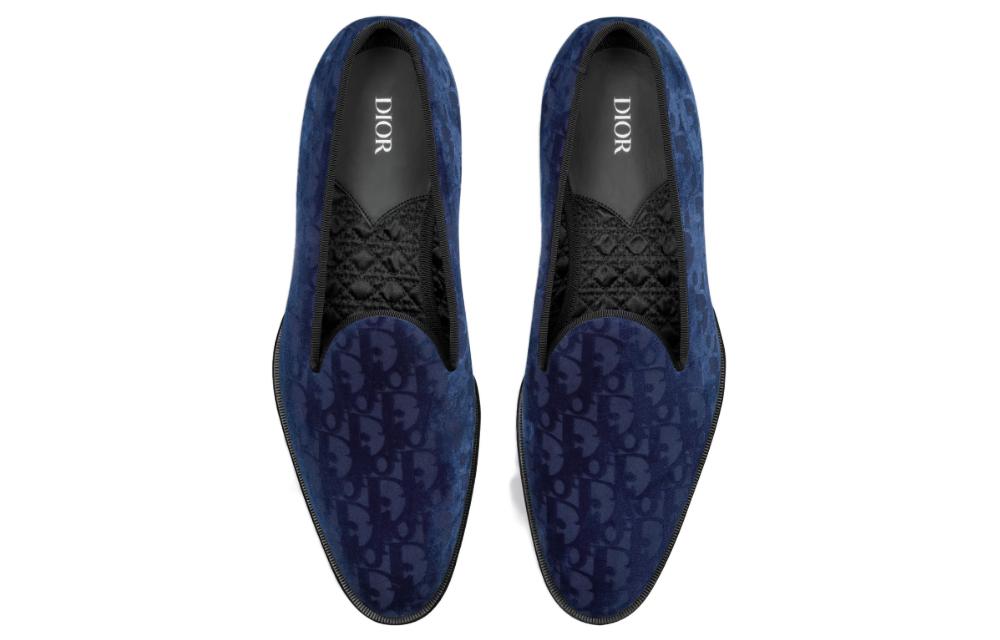 Dior Timeless Loafer 'Dior Oblique - Navy Blue' 圖 3