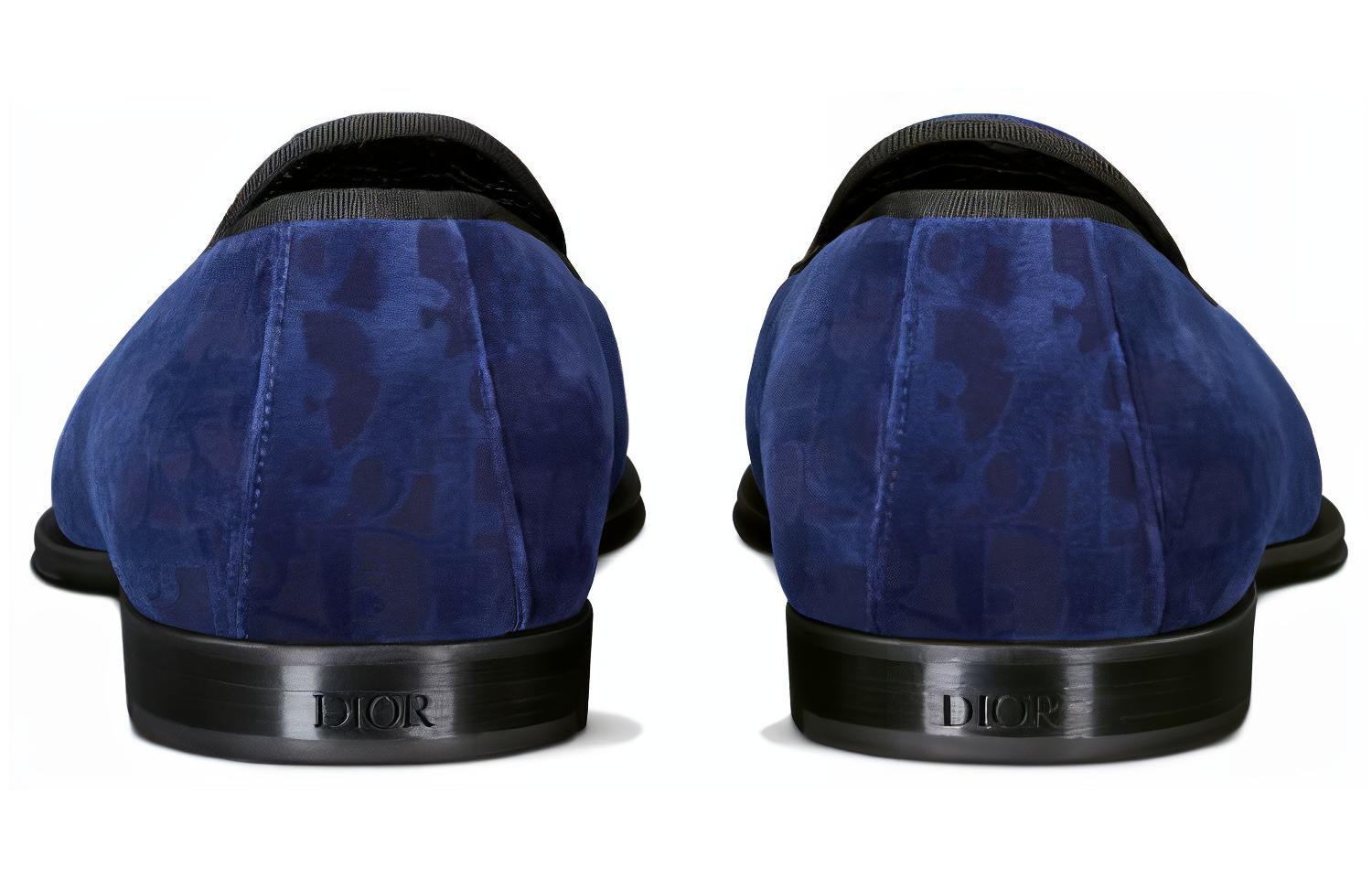 Dior Timeless Loafer 'Dior Oblique - Navy Blue' 圖 4