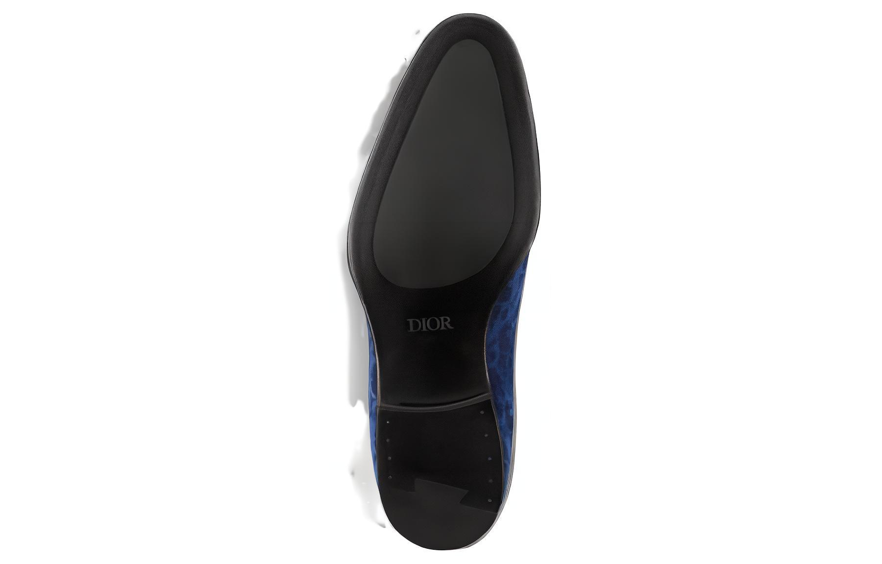 Dior Timeless Loafer 'Dior Oblique - Navy Blue' 圖 5