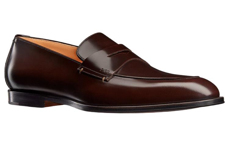 Lookbook Kasut Loafer Dior Tanpa Waktu 'Tan Hitam' 3LO122YON_H761