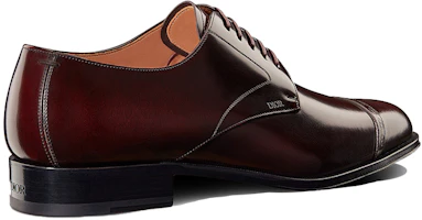 Lookbook Dior Timeless Oxford 'Kulit Polished Burgundy' 3DE320YON_H369