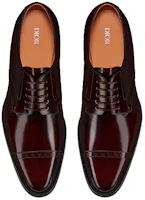Shop Dior Timeless Oxford 'Kulit Polished Burgundy' 3DE320YON_H369