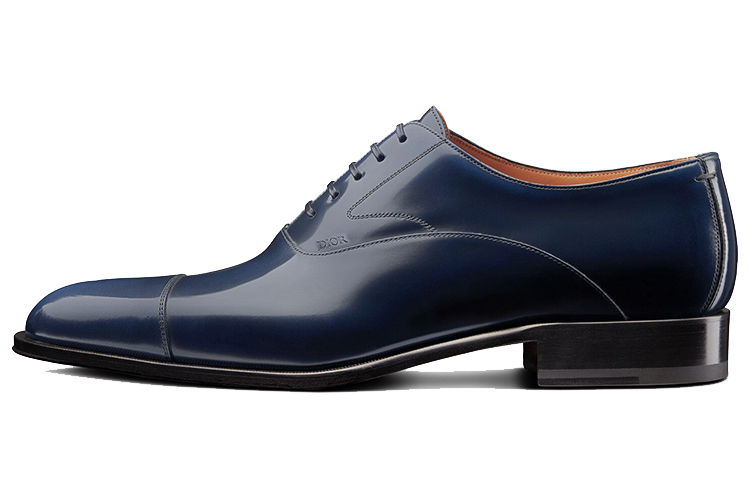 Buy 迪奥经典牛津鞋'磨光海军蓝' 3DE333YON_H569