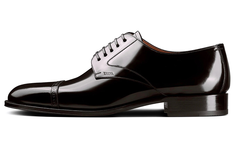 Buy Dior Timeless Sepatu Derby Kulit Lembu Polos 'Hitam' 3DE320YON_H969