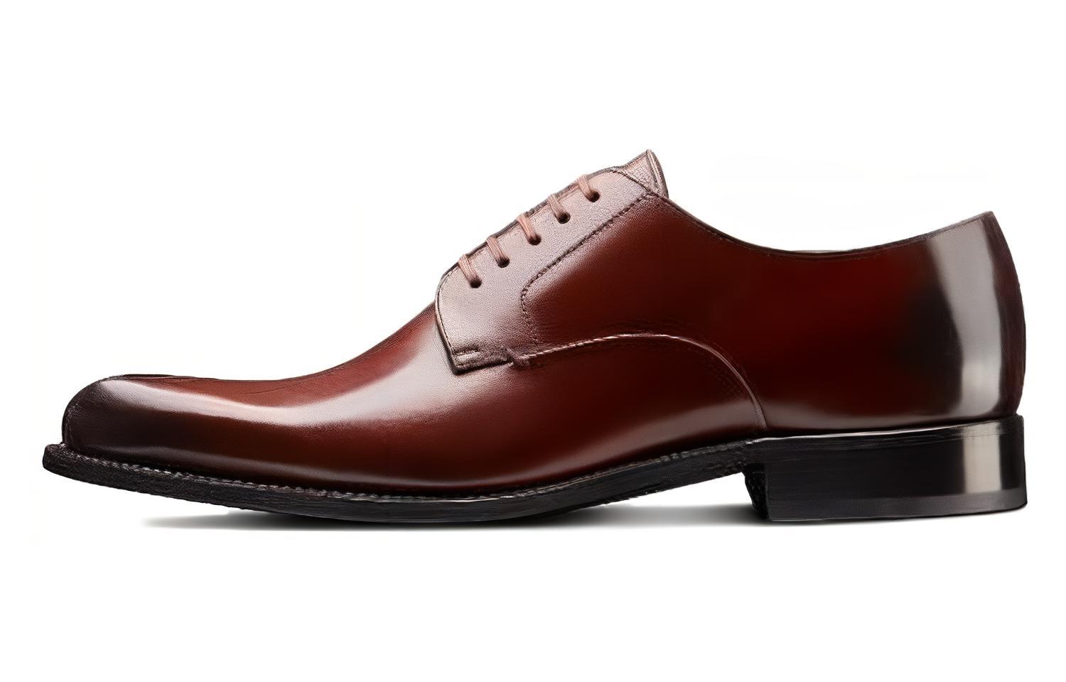 Buy Dior Timeless Sepatu Derby Kulit Polished 'Coklat Tua' 3DE312VJH_H762