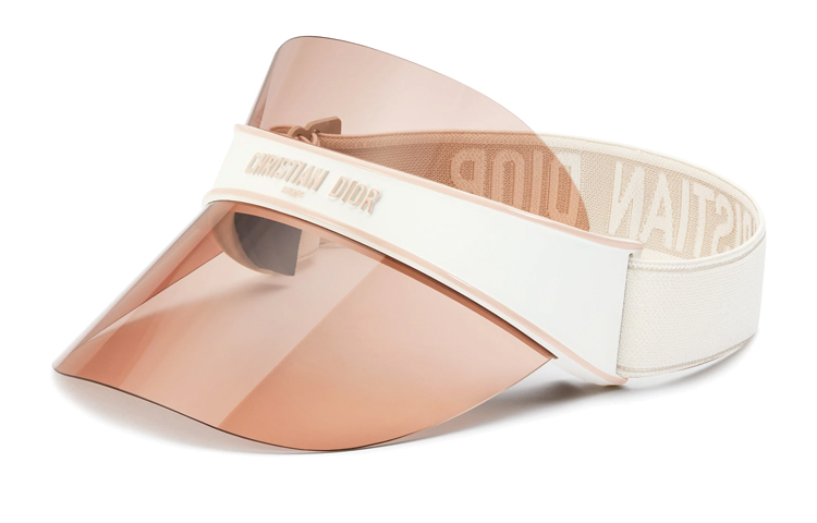 DIOR Transparent Logo Nude Visor Sunglasses - Couple Style CLUBV1UXR96L0