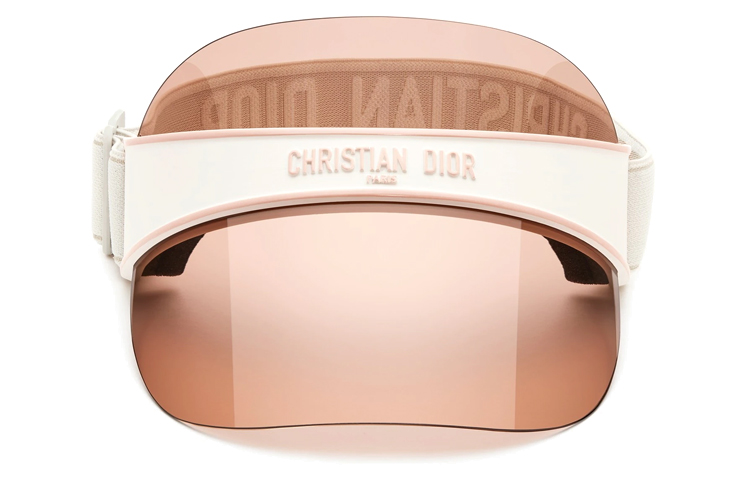 DIOR Transparent Logo Nude Visor Sunglasses - Couple Style CLUBV1UXR96L0 圖 3