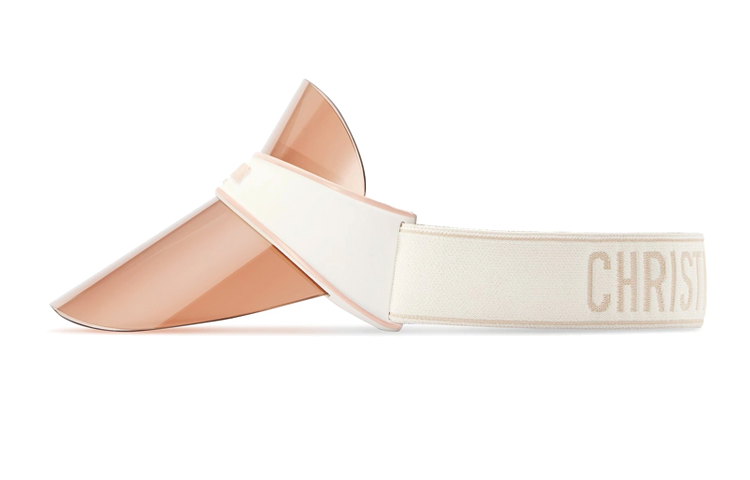 DIOR Transparent Logo Nude Visor Sunglasses - Couple Style CLUBV1UXR96L0 圖 4
