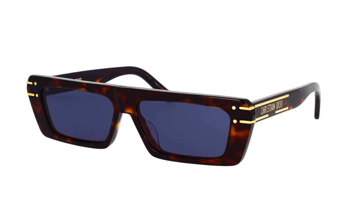 DIOR Trendy Unisex Irregular Brown Sunglasses for Men and Women. DIORSIGNATURES2U20B0