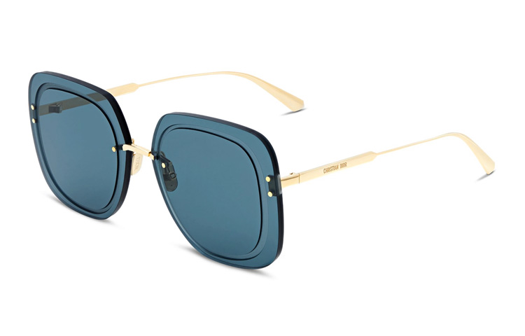 DIOR ULTRADIOR SU Square Sunglasses Blue. ULTDSUR-B0B0