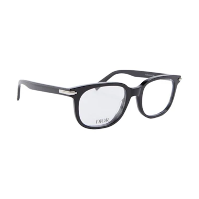 DIOR Unisex Black Full-Rim Acetate Irregular Optical Glasses Frame DIORBLACKSUITO S6I -1000