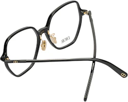 Shop DIOR 男女黑色不規則光學眼鏡 醋酸框 時尚設計 S8F-1100