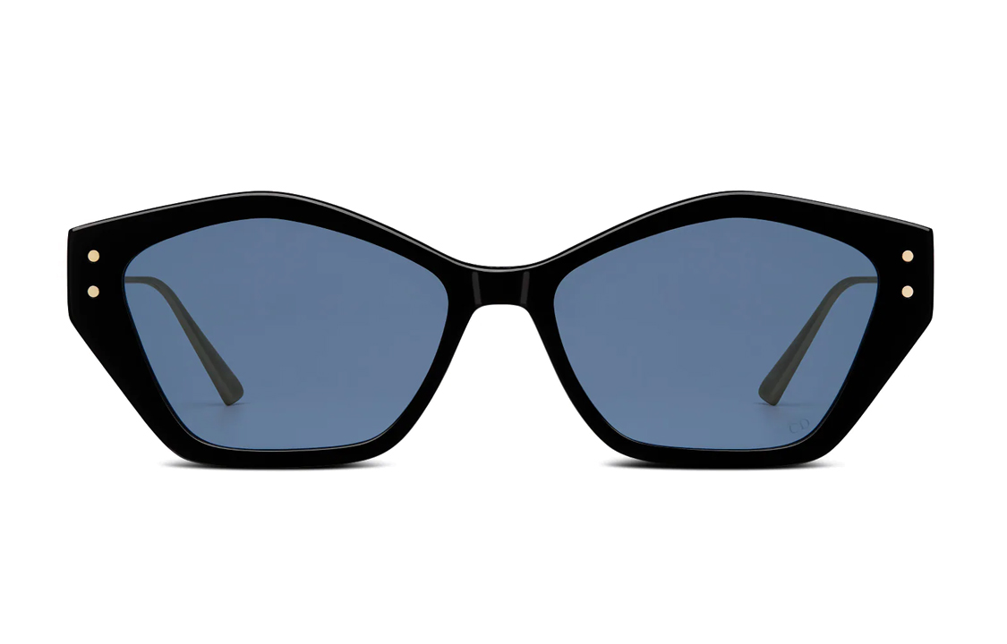 DIOR Unisex Black UV Protection Sunglasses with Irregular Frame Design MISSDIORS1U12B0 圖 3