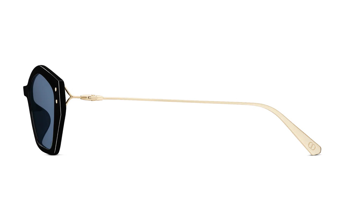 DIOR Unisex Black UV Protection Sunglasses with Irregular Frame Design MISSDIORS1U12B0 圖 4