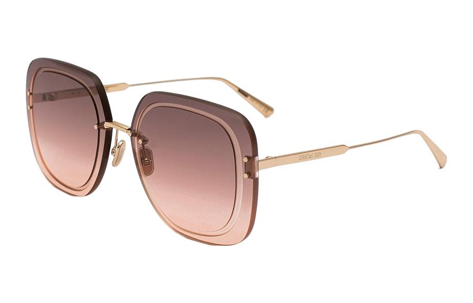 DIOR Unisex Casual Alloy Square Fashion Glasses. ULTDSUR-B0F2 65