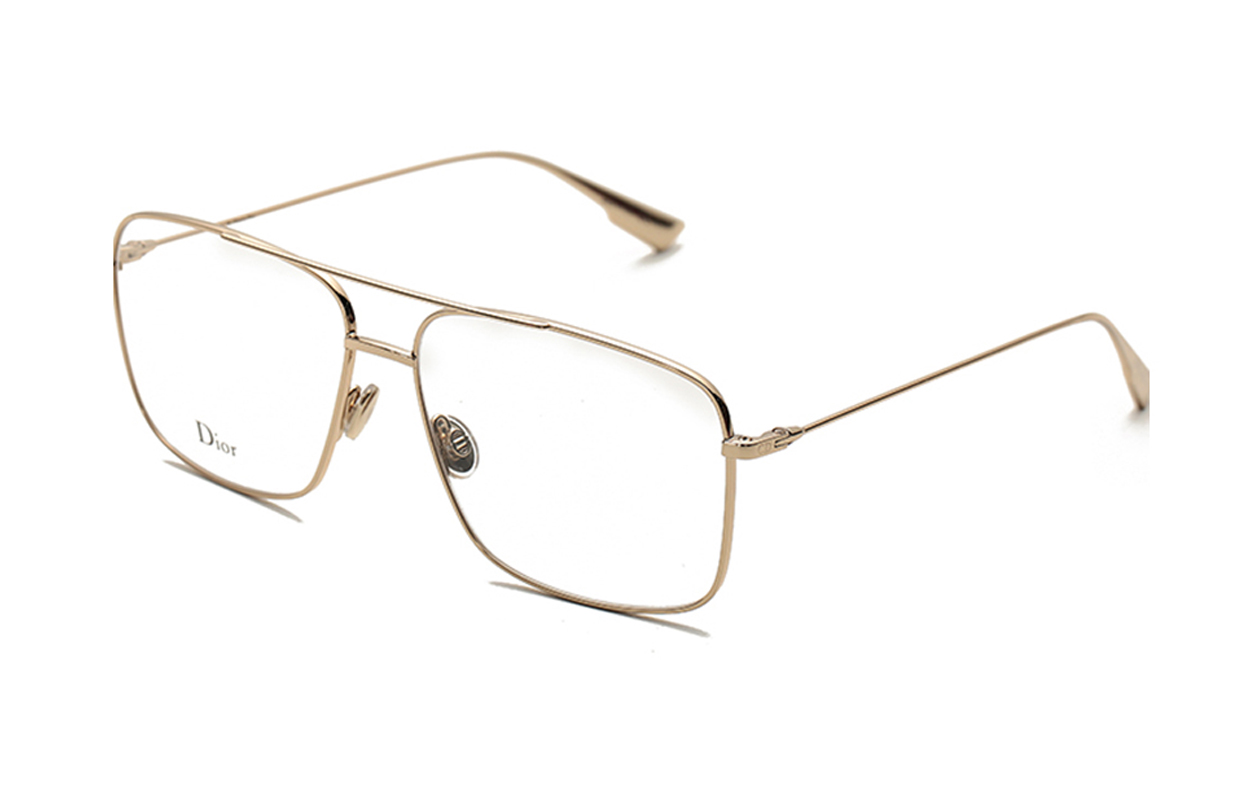 Dior Unisex Gold Metallic Optical Glasses Frame DIORSTELLAIREO3-J5G