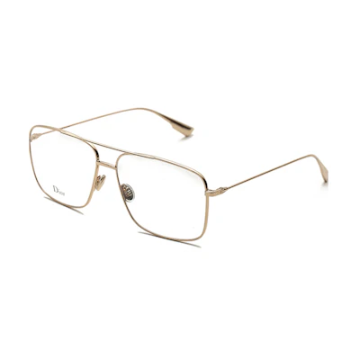 Dior Unisex Gold Metallic Optical Glasses Frame DIORSTELLAIREO3-J5G