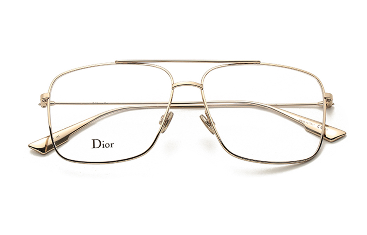Dior Unisex Gold Metallic Optical Glasses Frame DIORSTELLAIREO3-J5G 圖 3