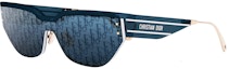 Buy Dior Unisex Trendy Irregular Blue Sunglasses with Metal and Acetate Frame DIORCLUBM3U30b8