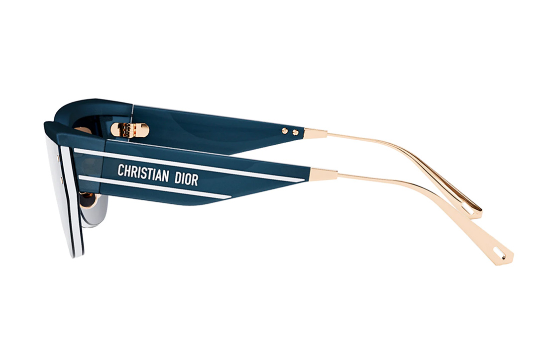 Shop Dior Unisex Trendy Irregular Blue Sunglasses with Metal and Acetate Frame DIORCLUBM3U30b8