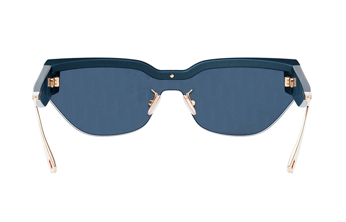 Details for Dior Unisex Trendy Irregular Blue Sunglasses with Metal and Acetate Frame DIORCLUBM3U30b8