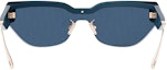Details for Dior Unisex Trendy Irregular Blue Sunglasses with Metal and Acetate Frame DIORCLUBM3U30b8