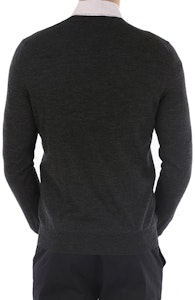 ディオール Vネック ビー刺繍 ウールセーター ディープグレー 003M600B-T532-840 Shop ディオール Vネック ビー刺繍 ウールセーター ディープグレー 003M600B-T532-840