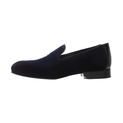 Dior Velvet Round Toe Loafer 'CMFT Blue'