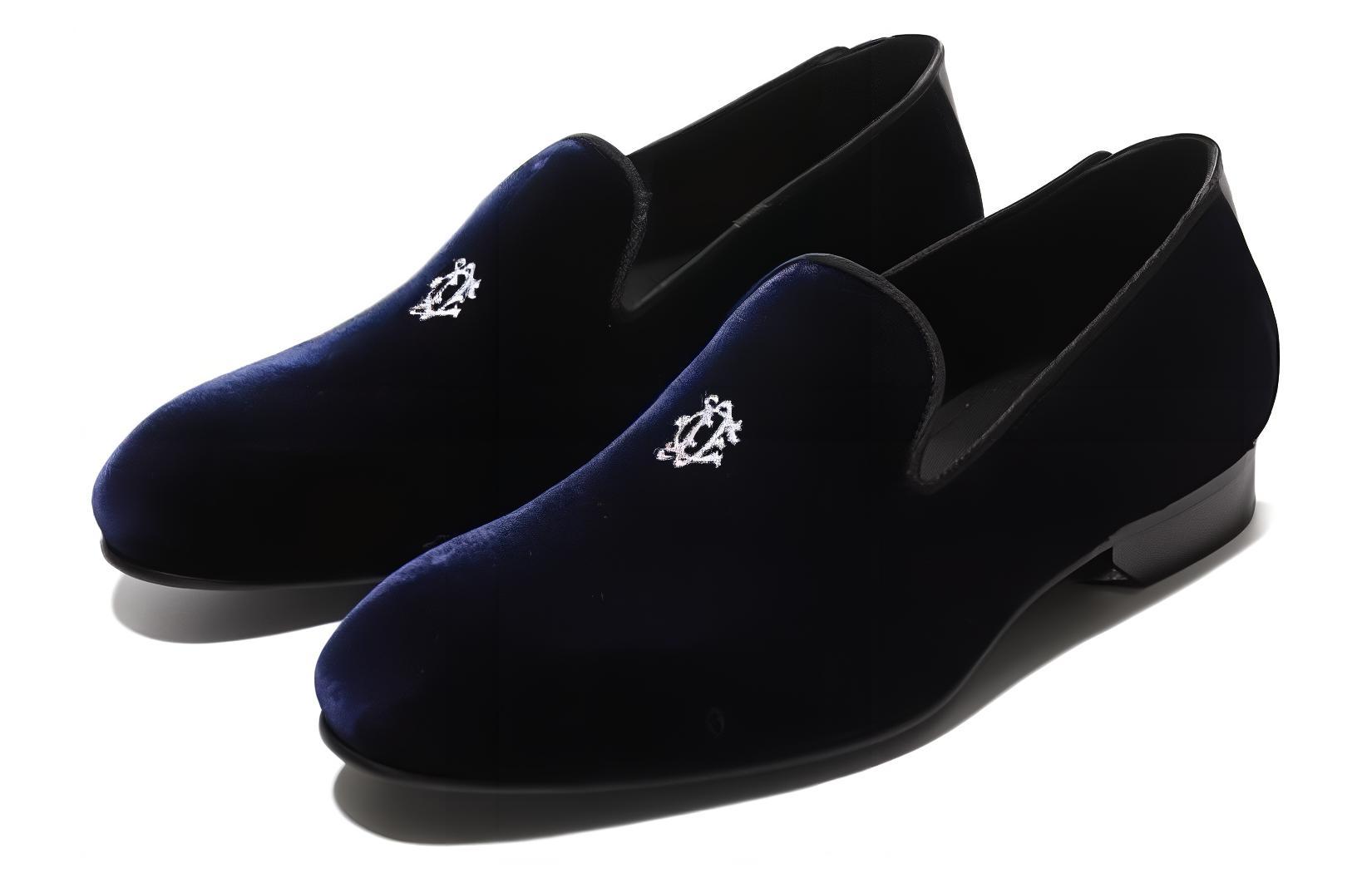 Dior Velvet Round Toe Loafer 'CMFT Blue' 圖 2