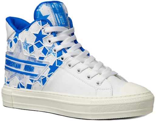 Dior Walk'N'Dior Star Bright Blue Motif Etoile (Wanita) 'Putih' KCK330FCC_S60W Lookbook Dior Walk'N'Dior Star Bright Blue Motif Etoile (Wanita) 'Putih' KCK330FCC_S60W