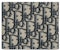 Dior Wallet Beige and Black Dior Oblique Jacquard
