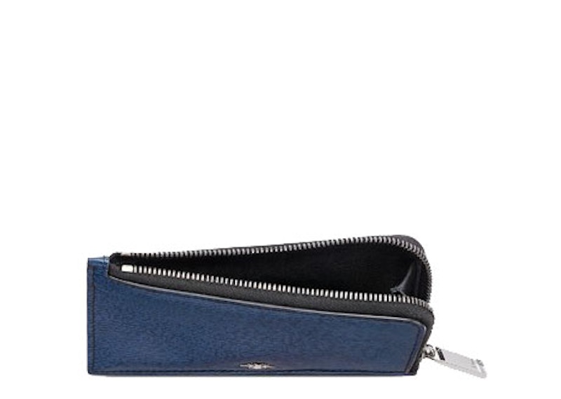 Dior Wallet Cork Calfskin Blue 圖 3