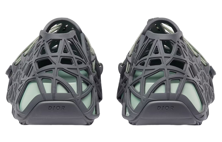 Dior Warp Sandal Anthracite Gray Cosmo Rubber 圖 6