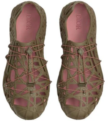 Sandalia Dior Warp Khaki Cosmo de Goma 3SA124ZUK_H763 Shop Sandalia Dior Warp Khaki Cosmo de Goma 3SA124ZUK_H763