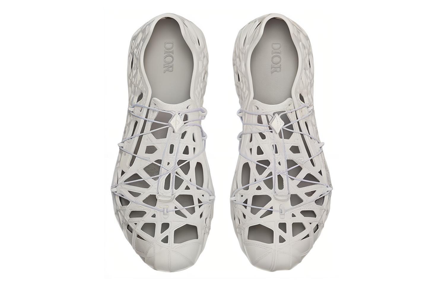 Shop Dior Warp Sandal Putih Cosmo Karet 3SA124ZUK_H800