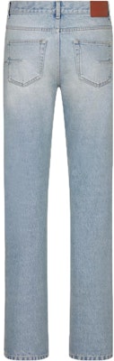 DIOR Washed Mid-Rise Straight Jeans Men’s Light Blue 313D004K360X-C510 Lookbook DIOR Washed Mid-Rise Straight Jeans Men’s Light Blue 313D004K360X-C510