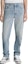 Shop DIOR Washed Mid-Rise Straight Jeans Men’s Light Blue 313D004K360X-C510